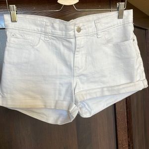 Old Navy white jean shorts